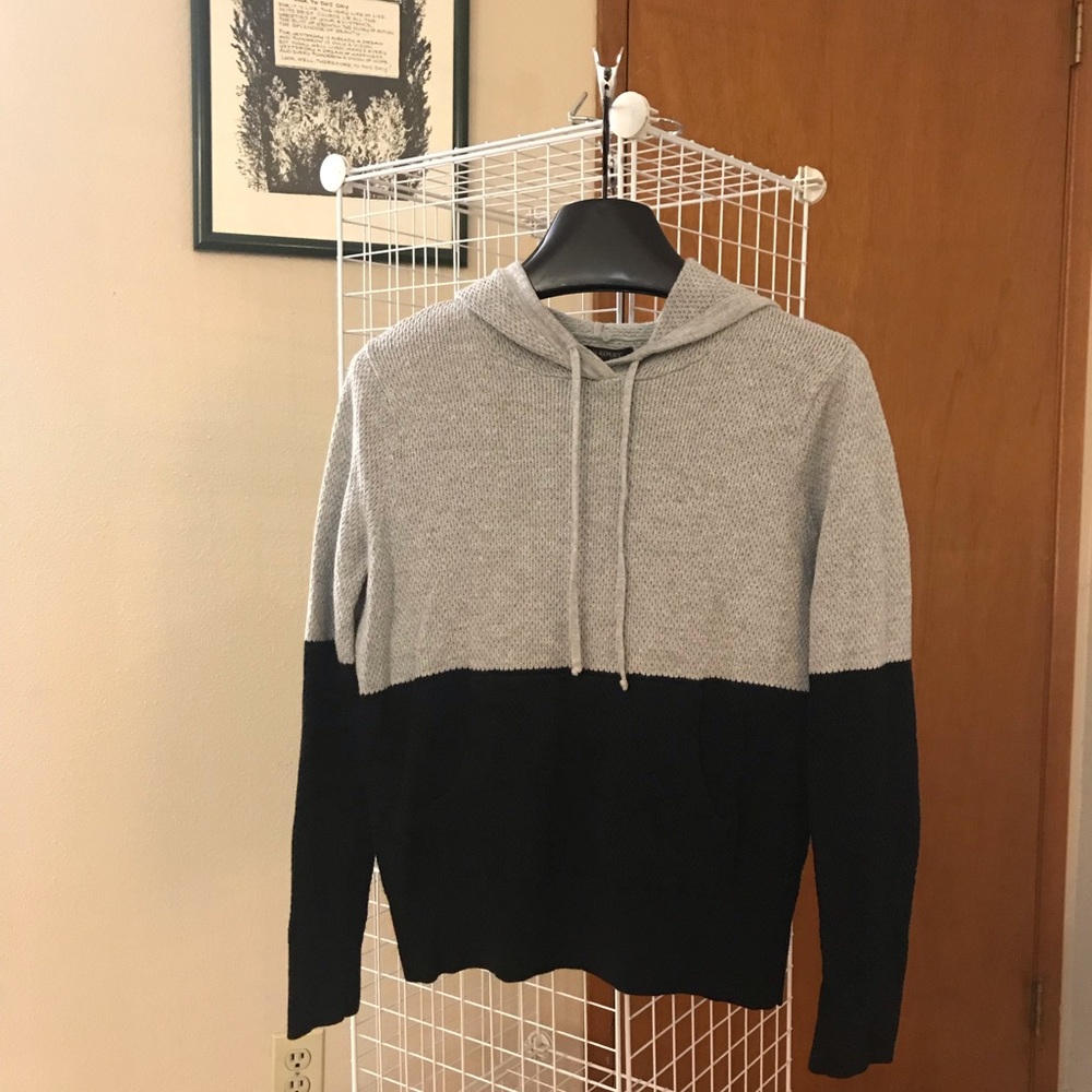 Banana republic knit hooded sweatshirt